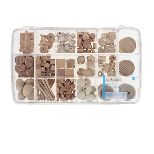 6 Pack: Wood Crafting Assortment Kit by Creatology&#x2122;